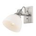 Golden - 3118-BA1 PW-OP - One Light Bath Vanity - Hines - Pewter