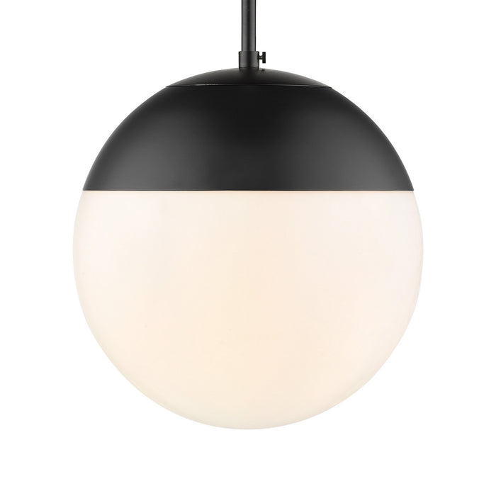 Golden - 3218-L BLK-BLK - One Light Pendant - Dixon - Matte Black