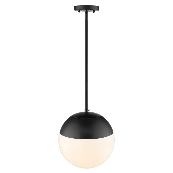 Golden - 3218-L BLK-BLK - One Light Pendant - Dixon - Matte Black