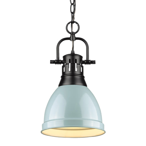 Duncan One Light Pendant Matte Black