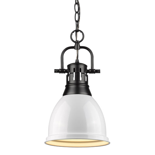 Duncan One Light Pendant Matte Black