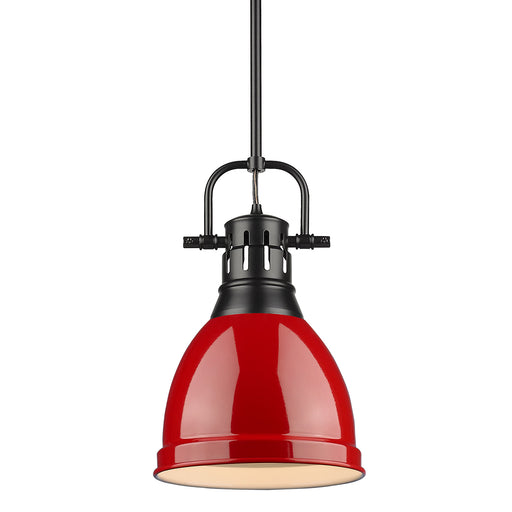 Duncan One Light Pendant Matte Black
