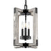 Golden - 7808-3P BLK - Three Light Pendant - Lowell - Matte Black