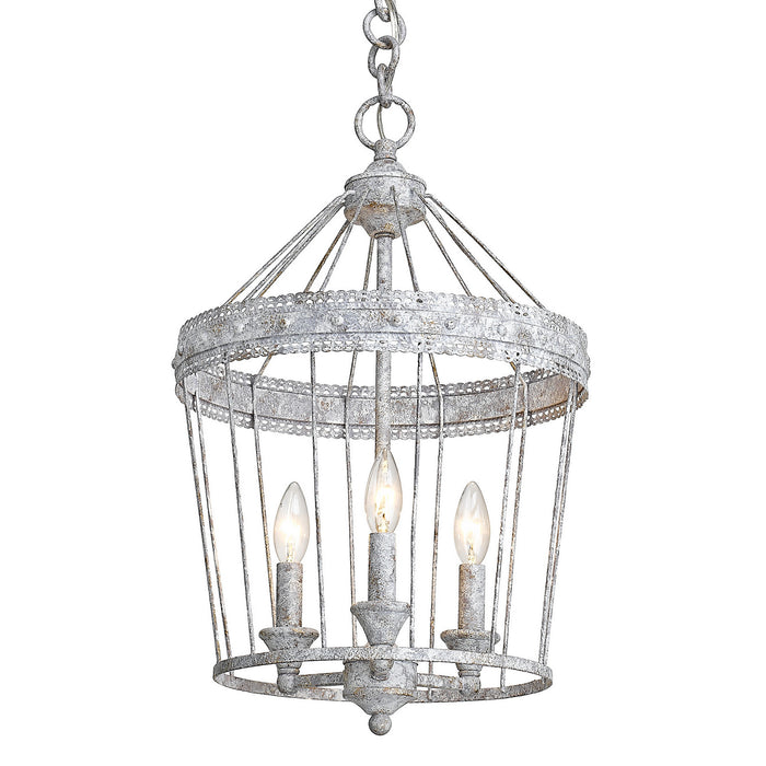 Golden - 7856-3P OY - Three Light Pendant - Ferris - Oyster