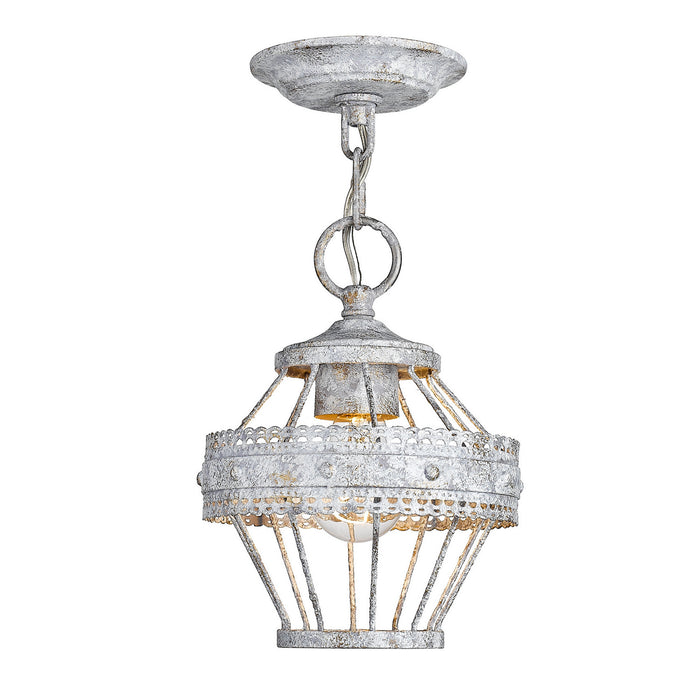 Golden - 7856-M1L OY - One Light Mini Pendant - Ferris - Oyster
