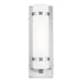 Generation Lighting - 8518301-04 - One Light Outdoor Wall Lantern - Alban - Satin Aluminum