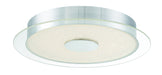 George Kovacs - P845-077-L - LED Flush Mount - Diamond Dust - Chrome