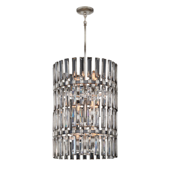 Metropolitan - N7711-700 - 12 Light Pendant - Belle Aurore - Shadow Silver Leaf