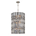Metropolitan - N7711-700 - 12 Light Pendant - Belle Aurore - Shadow Silver Leaf