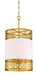 Metropolitan - N7784-248 - Four Light Pendant - Blairmoor - Honey Gold