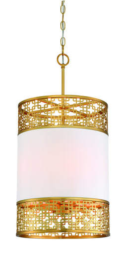 Blairmoor Four Light Pendant Honey Gold
