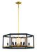 Metropolitan - N7859-707 - 12 Light Pendant - Sable Point - Sand Black With Honey Gold