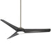 Minka Aire - F747L-BN/CL - 68"Ceiling Fan - Timber - Brushed Nickel With Coal Blades