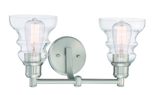 Waterbury Two Light Bath Brushed Nickel