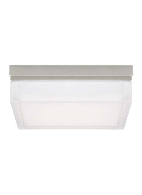 Boxie LED Flush Mount Satin Nickel
