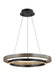Visual Comfort Modern - 700GRC30BW-LED930 - LED Chandelier - Grace - Matte Black/Weathered Oak Wood