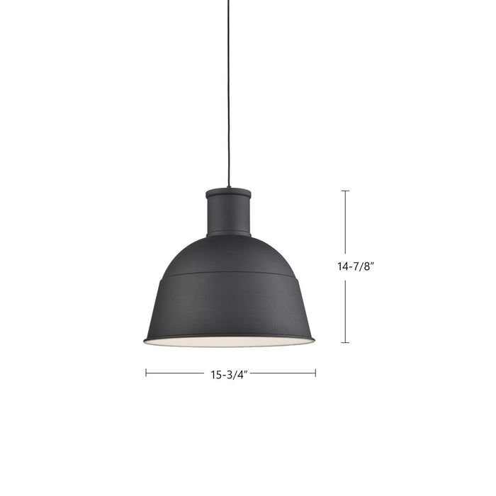 Kuzco Lighting - 493516-BK - One Light Pendant - Irving - Black