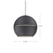 Kuzco Lighting - 494024-BK - One Light Pendant - Lucas - Black