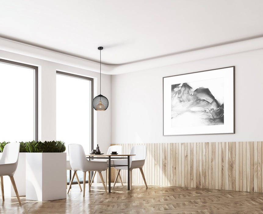 Kuzco Lighting - 494412-BK/GD - One Light Pendant - Gibraltar - Black/Gold