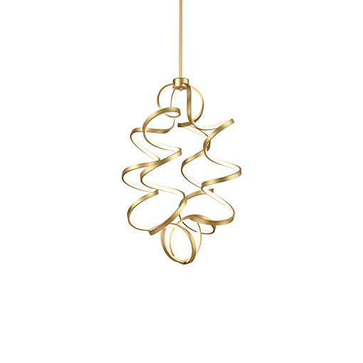 Synergy LED Chandelier Antique Brass