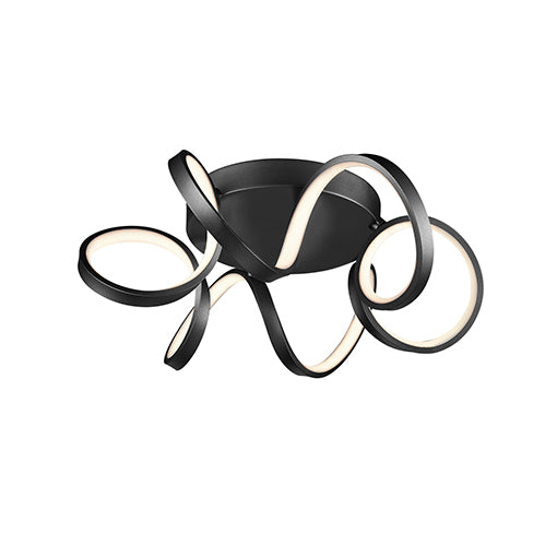 Synergy LED Flush Mount Black