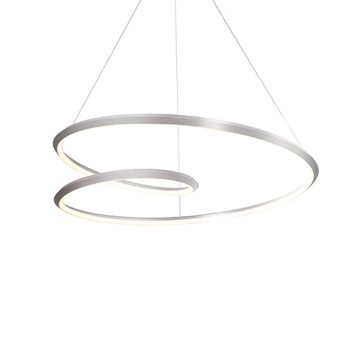 Ampersand LED Pendant Brushed Nickel