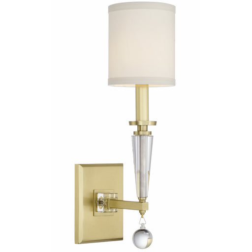 Paxton One Light Wall Sconce Aged Brass