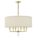 Crystorama - 8116-AG - Six Light Chandelier - Paxton - Aged Brass