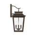 Chandler Four Light Outdoor Wall Lantern-Exterior-Capital Lighting-Lighting Design Store