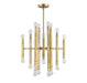Meridian - M10040NB - 24 Light Chandelier - Mchan - Natural Brass