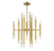Meridian - M10040NB - 24 Light Chandelier - Mchan - Natural Brass