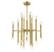 Meridian - M10040NB - 24 Light Chandelier - Mchan - Natural Brass