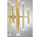 Meridian - M10040NB - 24 Light Chandelier - Mchan - Natural Brass