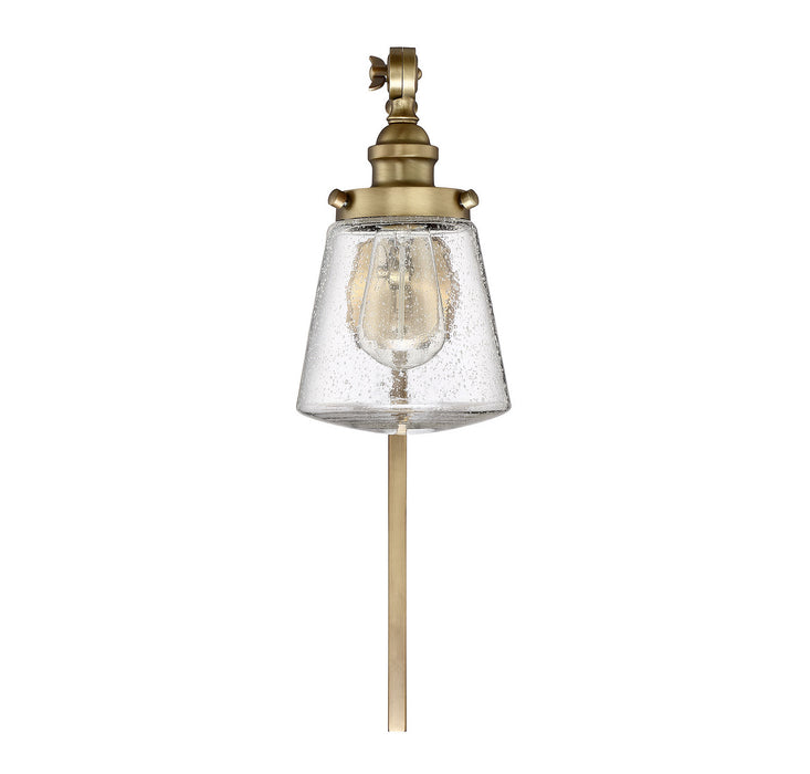 Meridian - M90020NB - One Light Wall Sconce - Mscon - Natural Brass