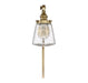 Meridian - M90020NB - One Light Wall Sconce - Mscon - Natural Brass