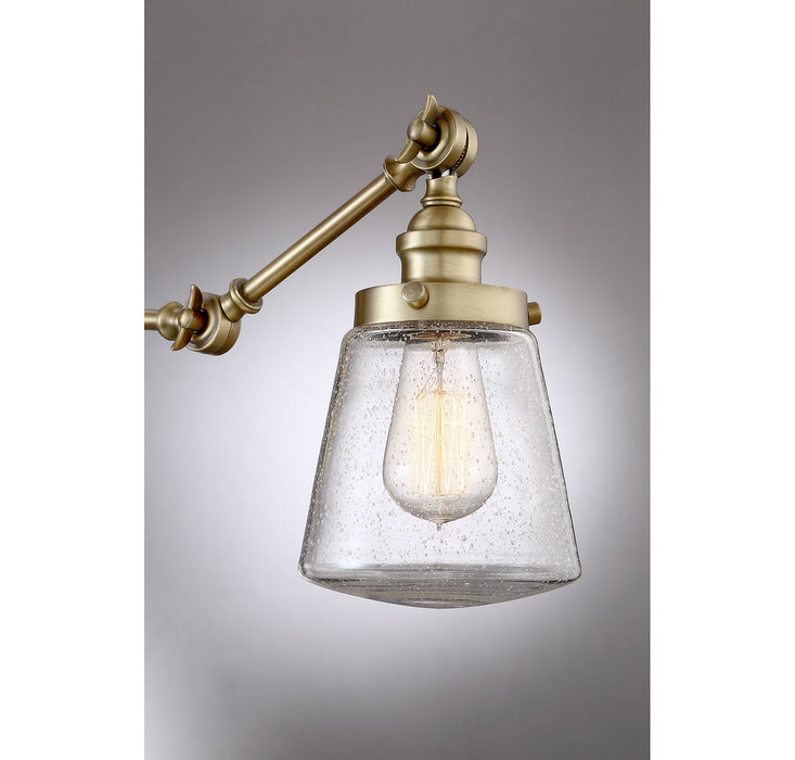 Meridian - M90020NB - One Light Wall Sconce - Mscon - Natural Brass