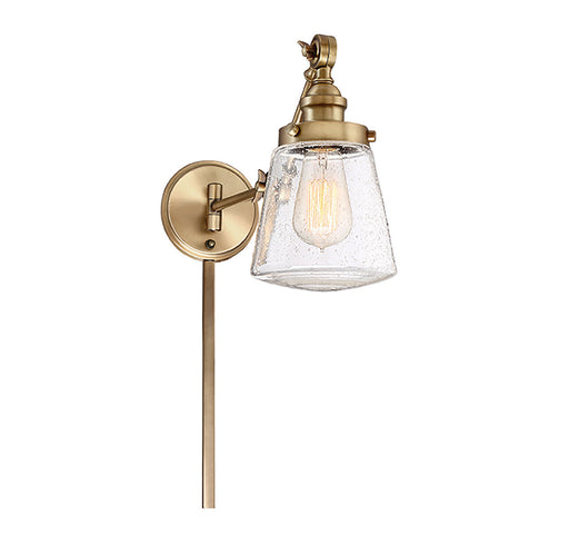 Meridian - M90020NB - One Light Wall Sconce - Mscon - Natural Brass