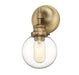 Meridian - M90024NB - One Light Wall Sconce - Mscon - Natural Brass