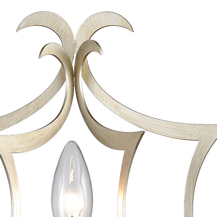 ELK Home - 12060/1 - One Light Wall Sconce - Delray - Aged Silver