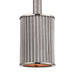 ELK Home - 15926/1 - One Light Mini Pendant - Corrugated Steel - Weathered Zinc