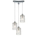 ELK Home - 17414/3 - Three Light Pendant - Ezra - Polished Chrome