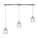 ELK Home - 17424/3L - Three Light Pendant - Ezra - Polished Chrome