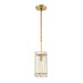 ELK Home - 32381/1 - One Light Mini Pendant - Hyde Park - Satin Brass