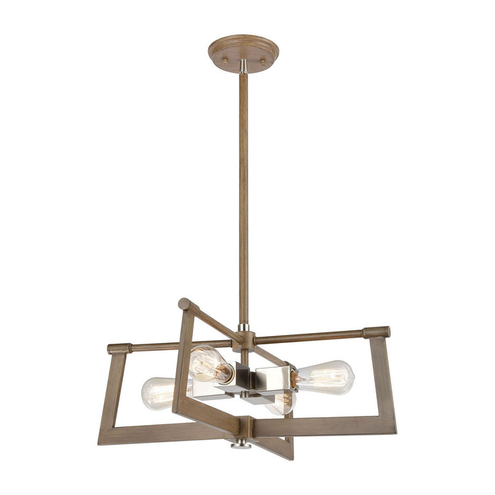 ELK Home - 55051/4 - Four Light Pendant - Axis - Light Wood