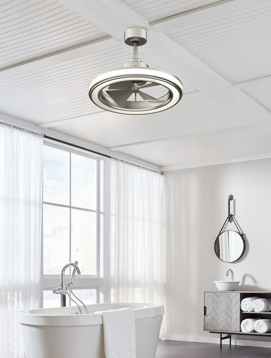 Fanimation - FP8404BN - 16 Inches Ceiling Fan - Gleam - Brushed Nickel