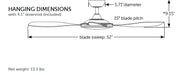 Fanimation - FPD8520BL - 52 Inches Ceiling Fan - GlideAire - Black