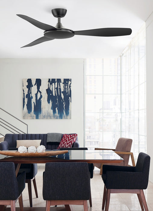 Fanimation - FPD8520BL - 52 Inches Ceiling Fan - GlideAire - Black