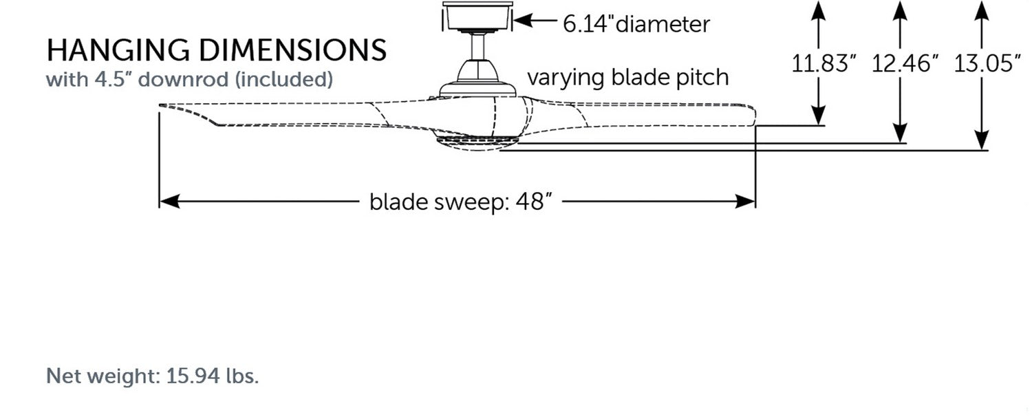 Fanimation - MAD8530GR - Motor - Wrap Custom - Matte Greige
