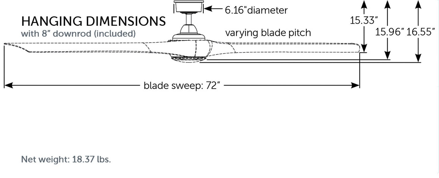 Fanimation - MAD8531BN - Motor - Wrap Custom - Brushed Nickel
