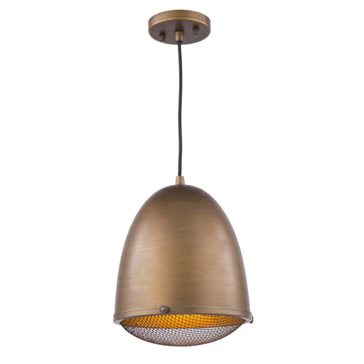 Retro Loft One Light Pendant Bronze